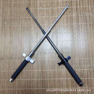 護手甩棍自衛三節伸縮棍防身車載合金鋼甩輥甩棒防衛裝備用品甩鞭